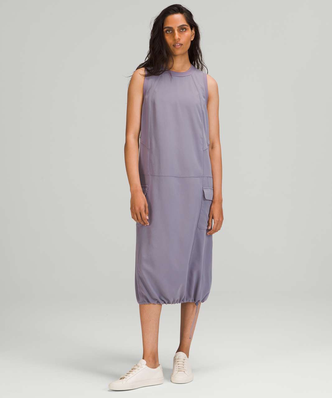 Lululemon Pocketed Drop-Waist Midi Dress - Dusky Lavender - lulu fanatics