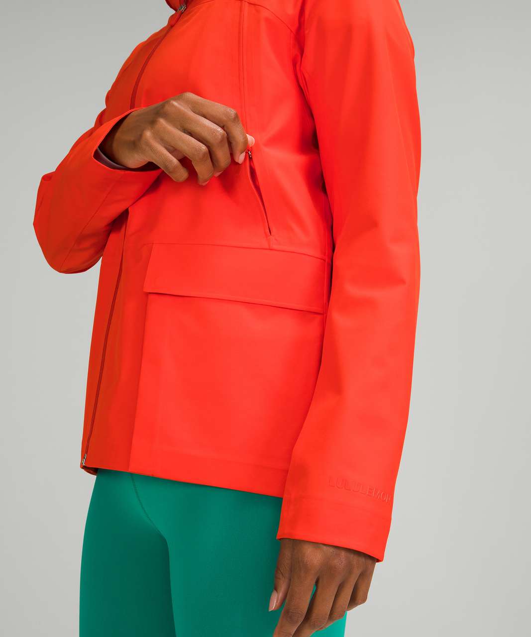 Lululemon StretchSeal™ Relaxed-Fit Rain Jacket - Autumn Red