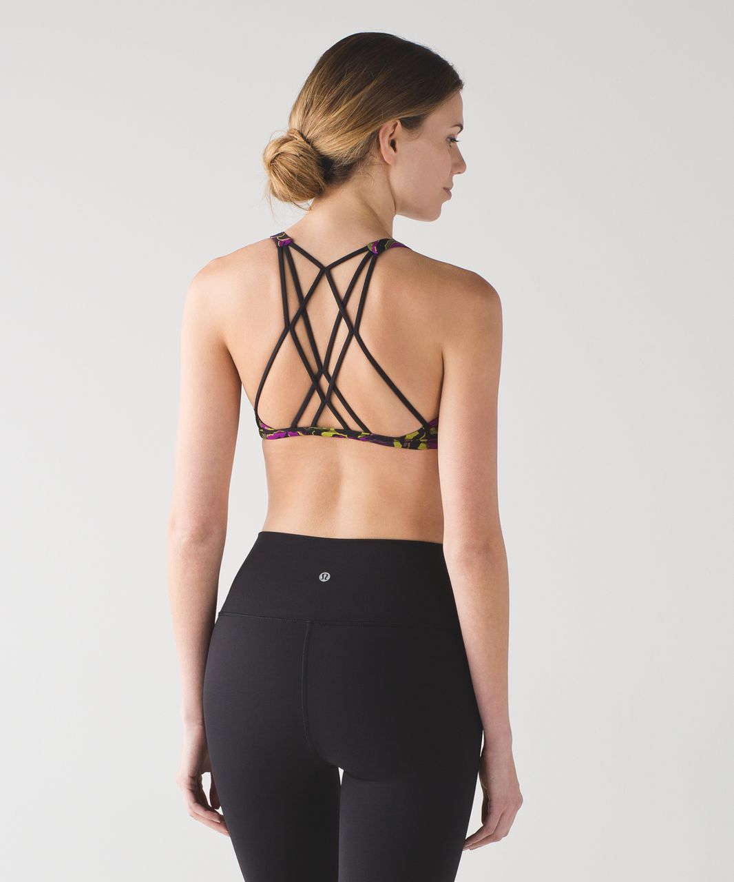 LULULEMON Strappy Sports Bra Free To Be Zen Midnight Navy 8 Full