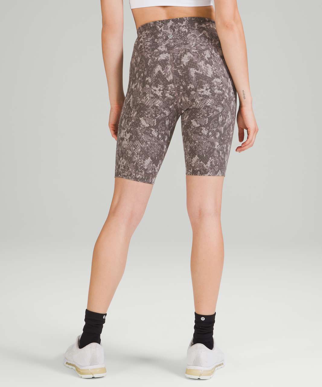 Lululemon Wunder Train High-Rise Short 8 - Hideaway Camo Lunar Rock Multi  - lulu fanatics