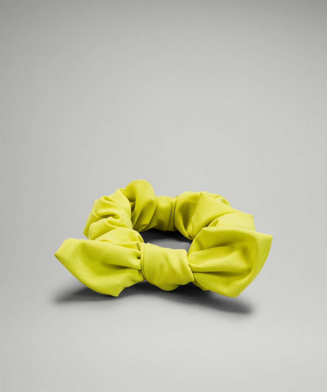 Lululemon Uplifting Scrunchie *Bow - Yellow Serpentine