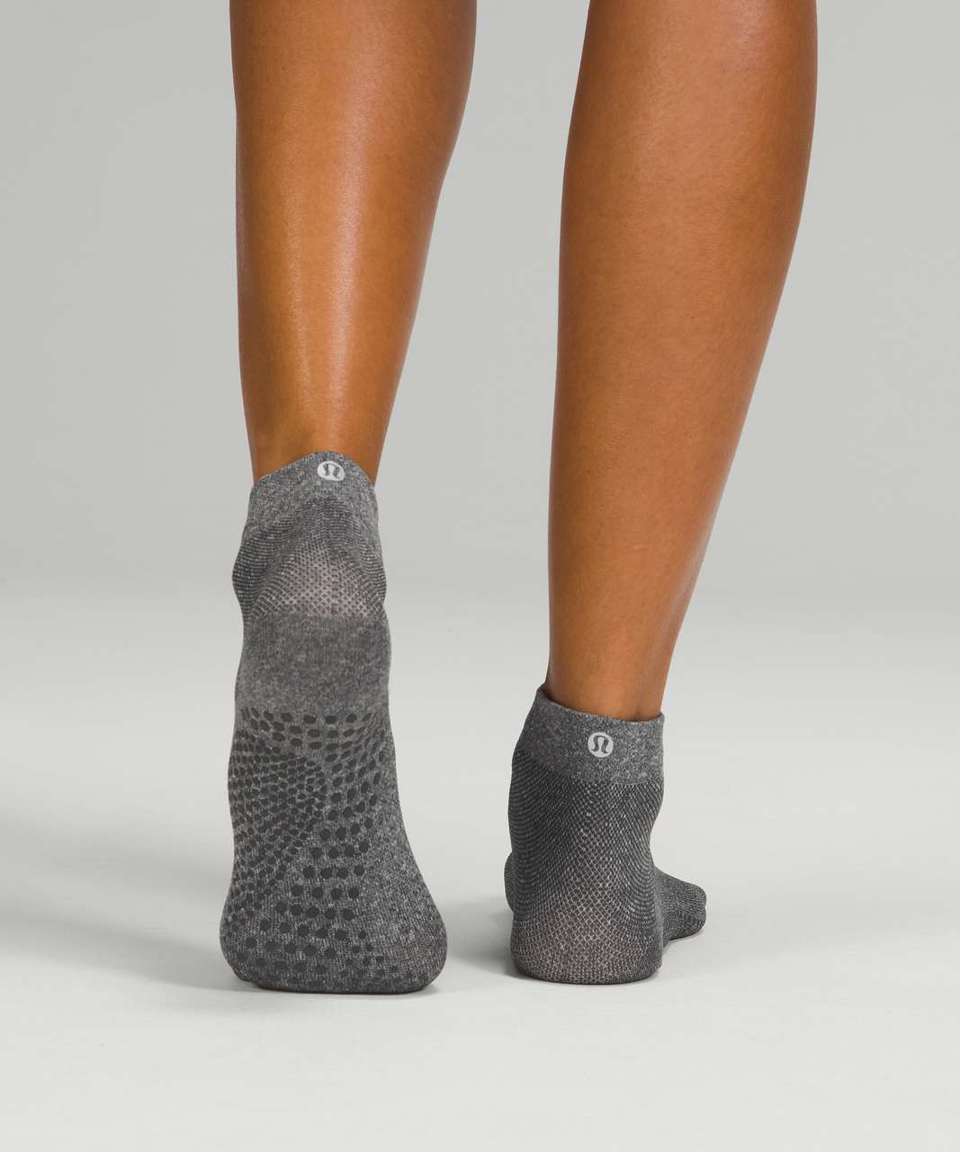 Lululemon Find Your Balance Studio Ankle Sock - Heathered Graphite Grey