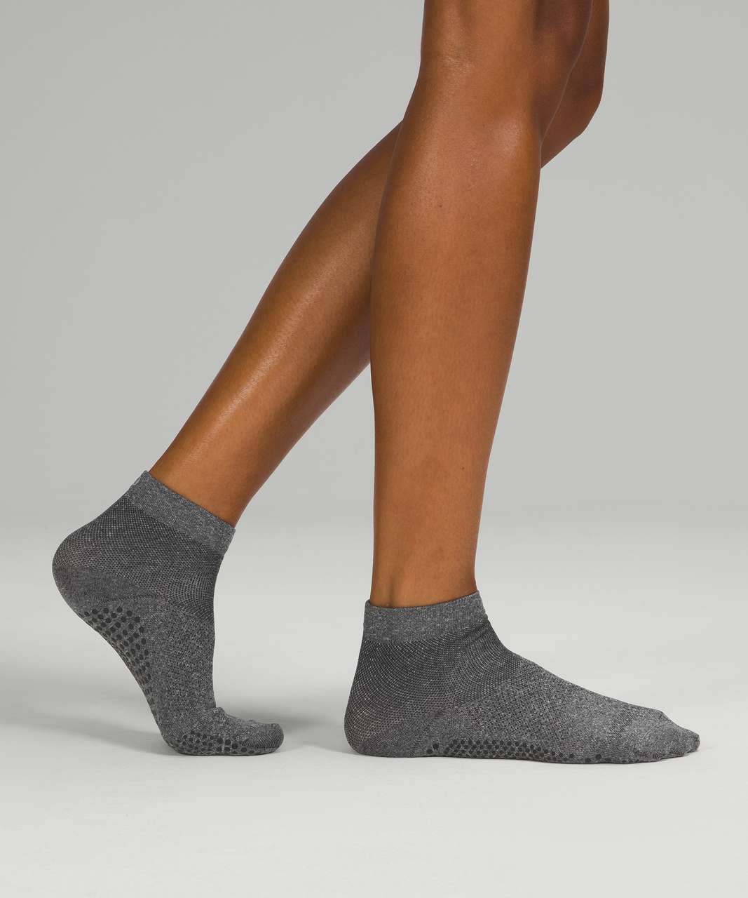 Lululemon Find Your Balance Studio Ankle Sock - Heathered Graphite Grey