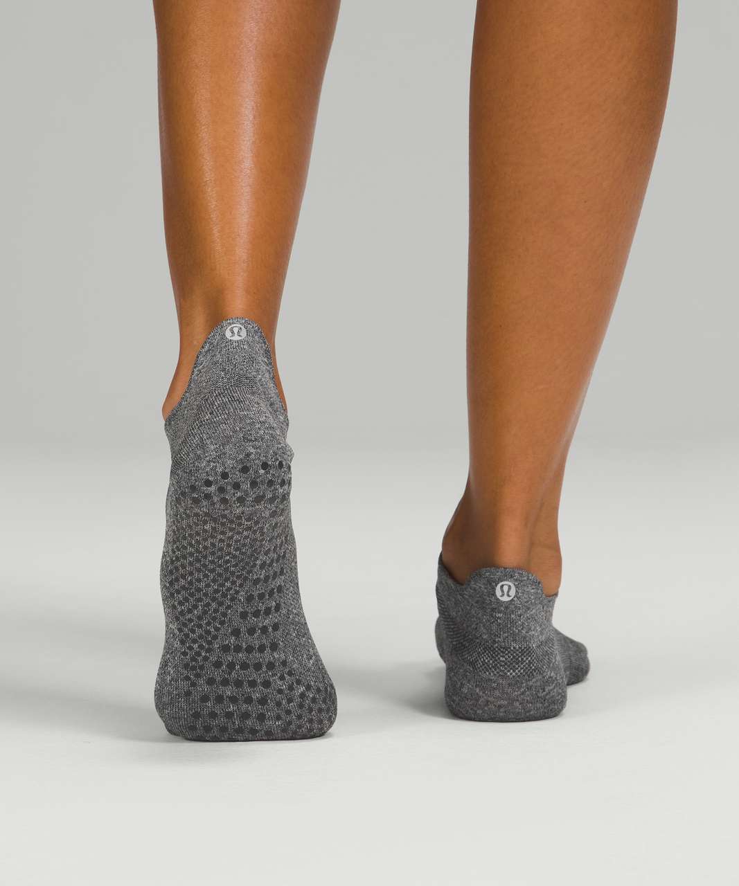 Lululemon Find Your Balance Studio Tab Sock - Heathered Graphite Grey