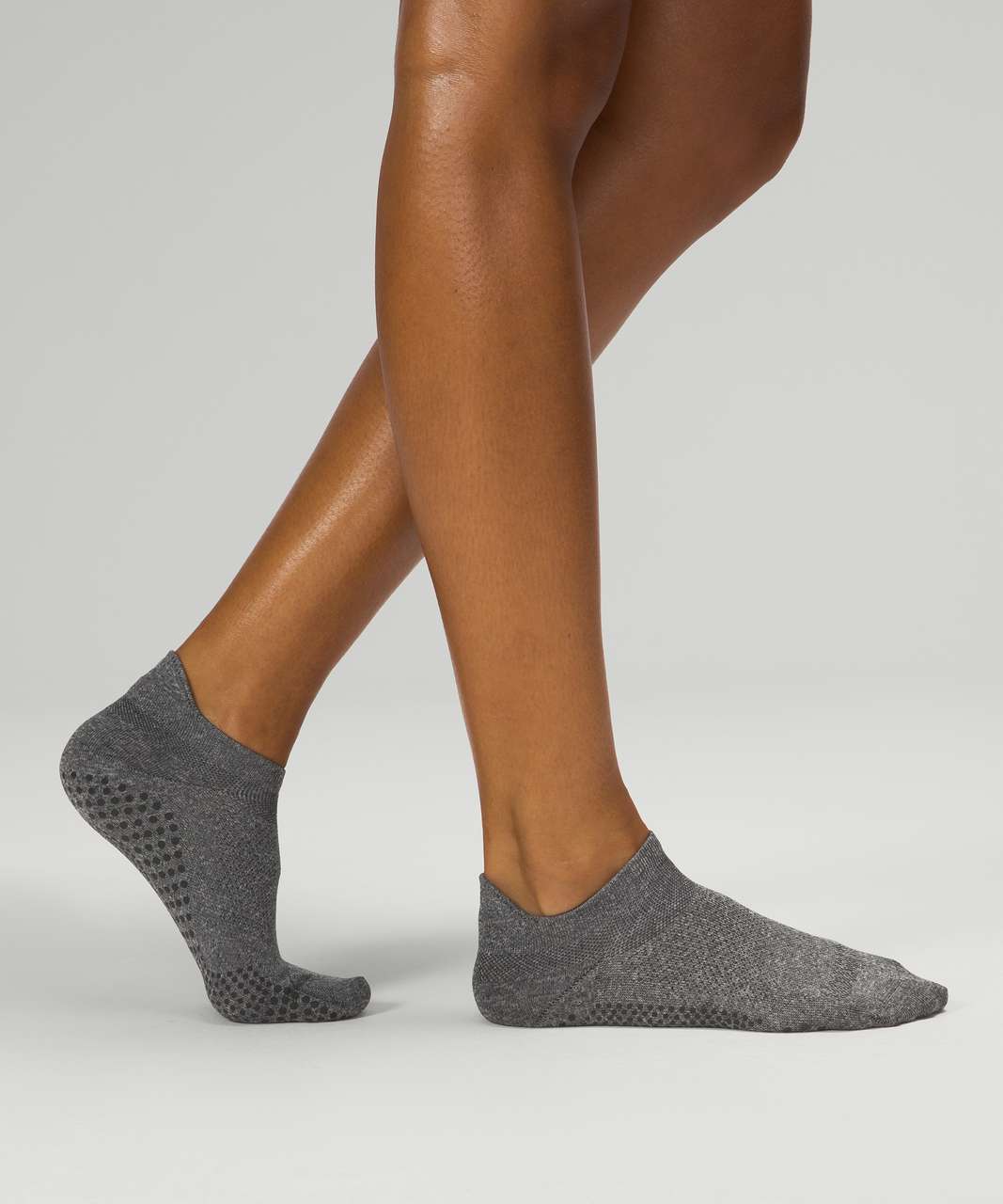 Lululemon Find Your Balance Studio Tab Sock - Heathered Graphite Grey