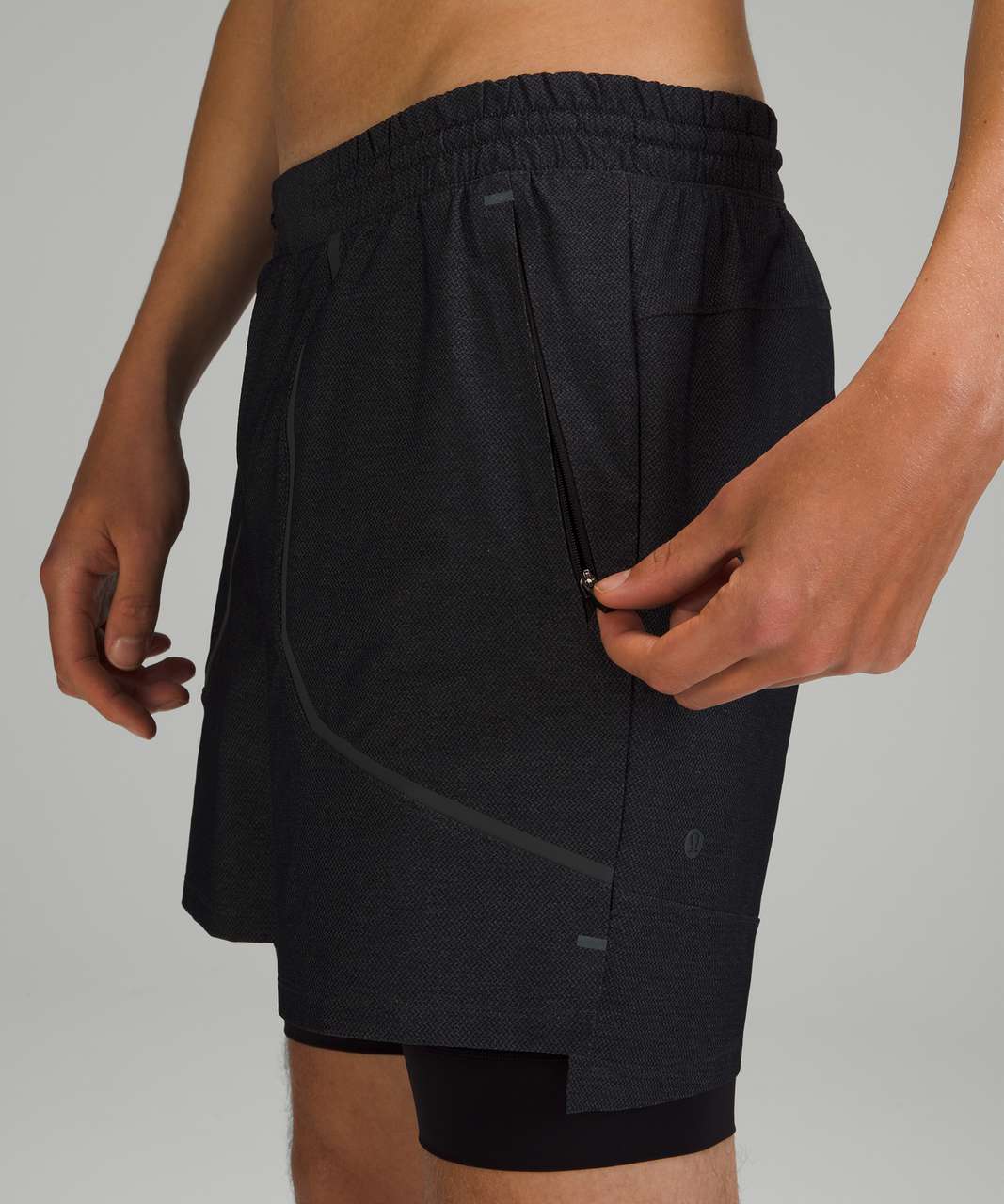 Lululemon License to Train Lined Short 7" - Black