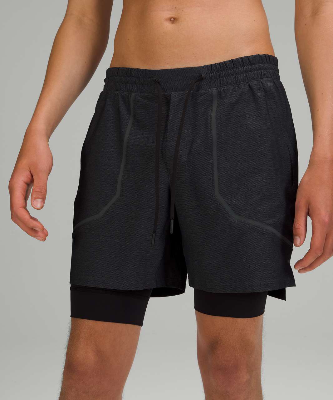 Lululemon License to Train Lined Short 7" - Black