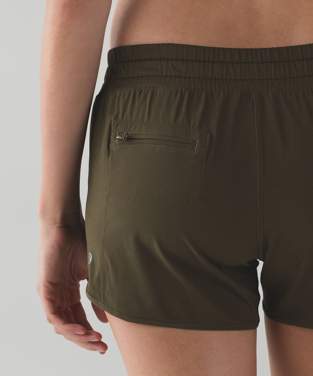 Lululemon Hotty Hot Short (Long) - Military Green