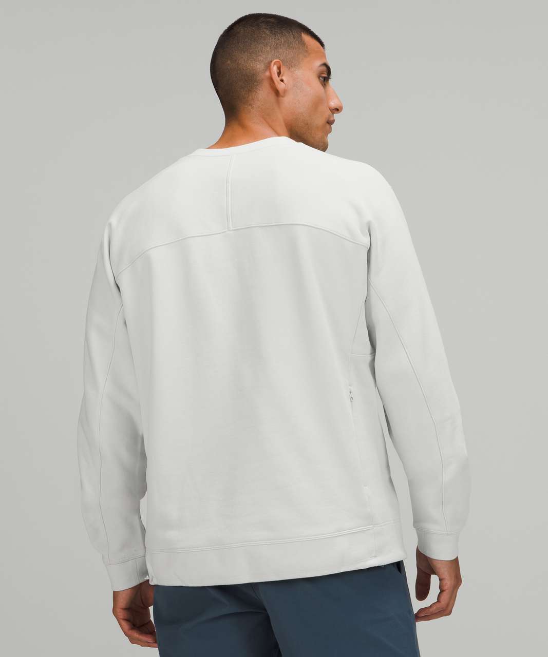 Lululemon French Terry Oversized Long Sleeve Crew - Vapor