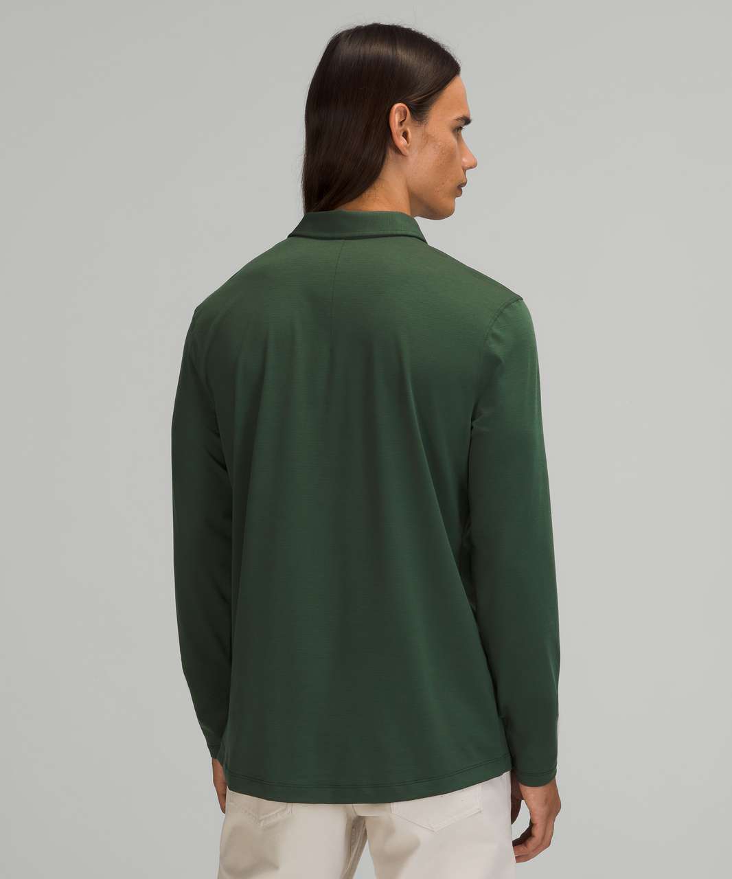 Lululemon Evolution Long Sleeve Polo - Rainforest Green