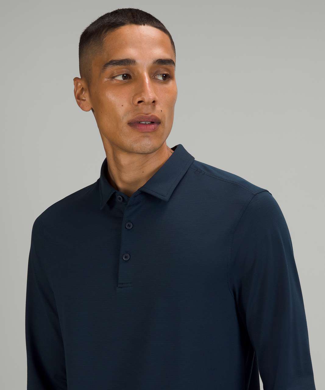 Lululemon Evolution Long Sleeve Polo - Nautical Navy