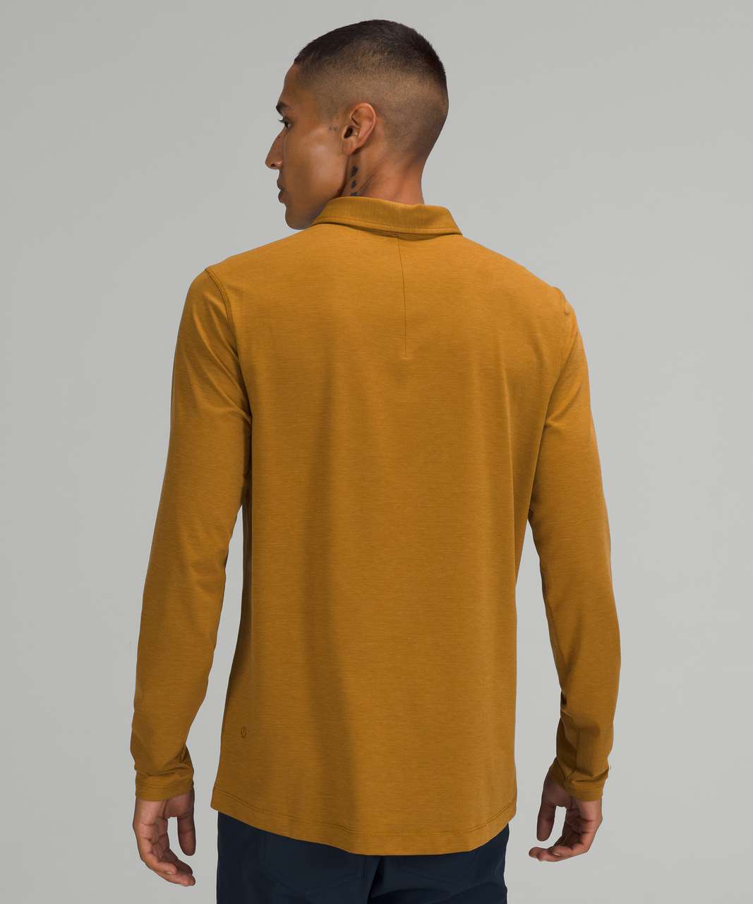 Lululemon Evolution Long Sleeve Polo - Gold Spice