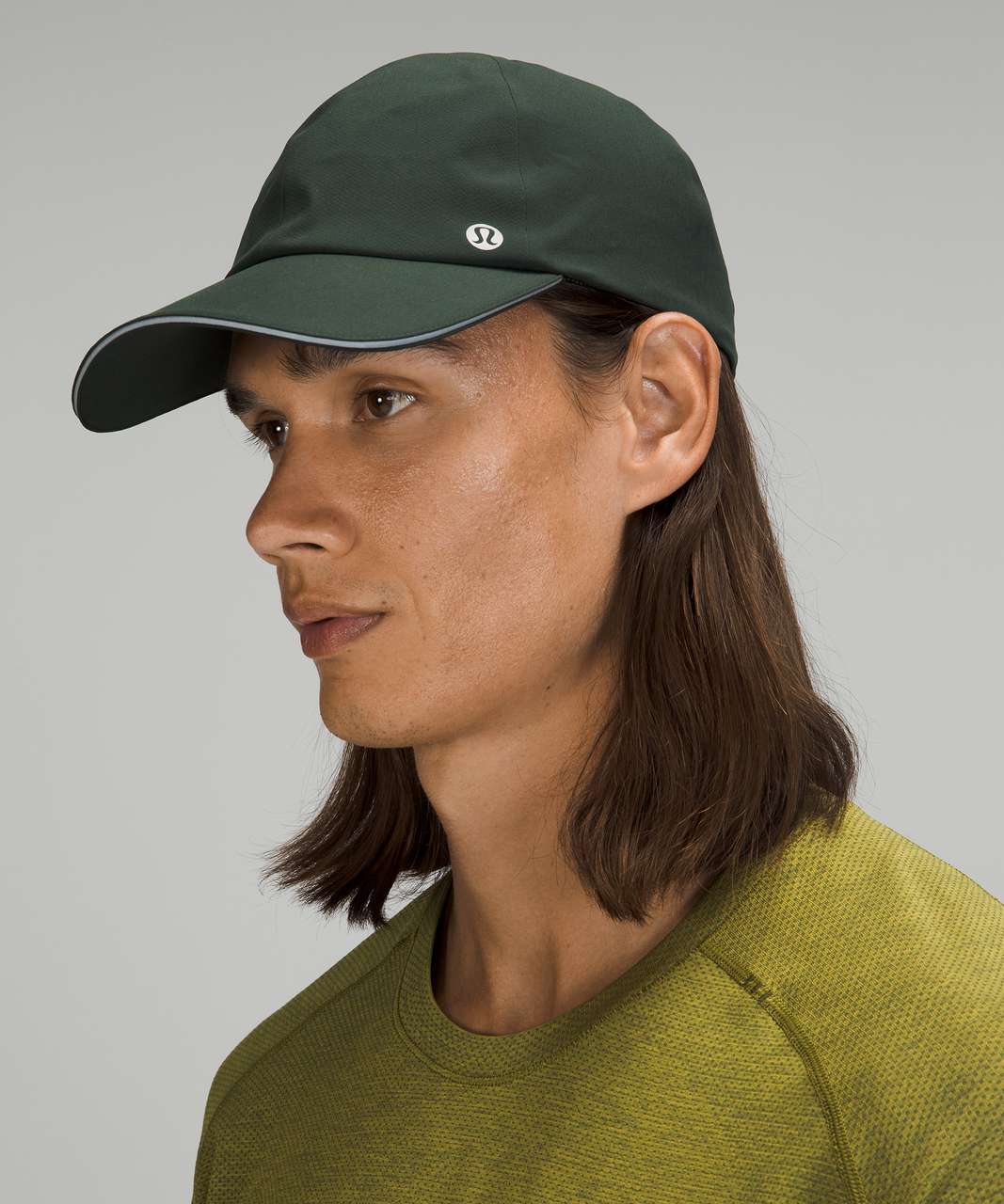 Lululemon Fast and Free Mens Run Hat - Rainforest Green