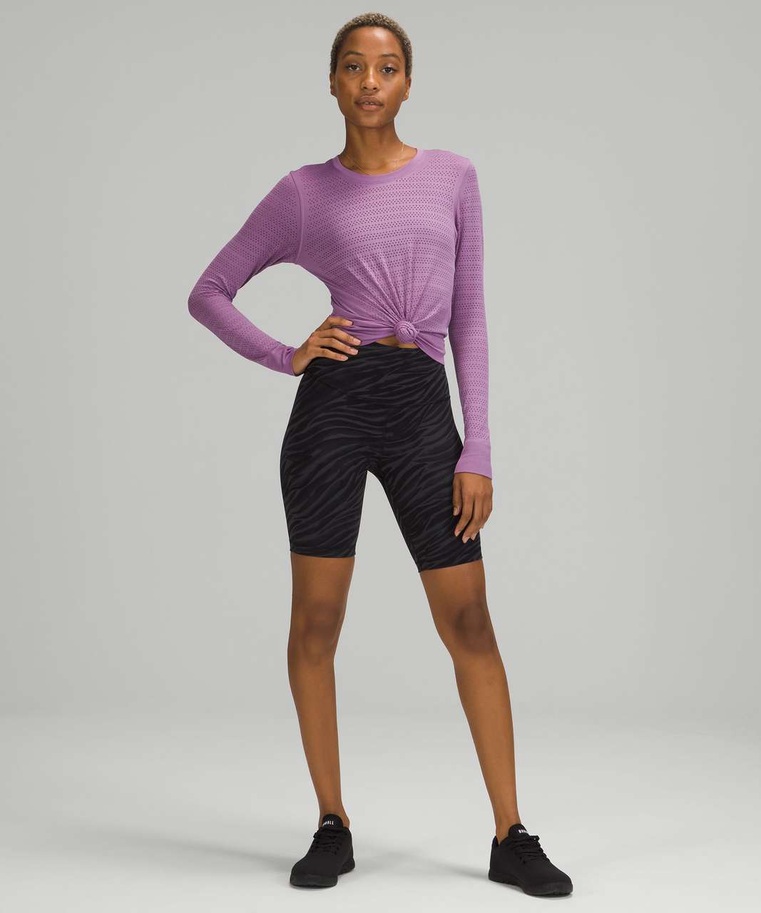 Lululemon Swiftly Breathe Long Sleeve Shirt - Wisteria Purple