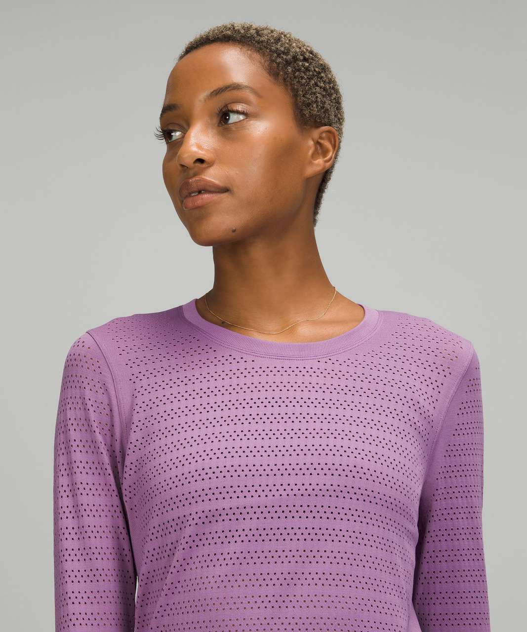 Lululemon Swiftly Breathe Long Sleeve Shirt - Wisteria Purple