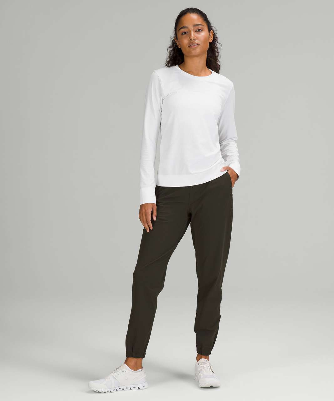 Lululemon Swiftly Breathe Long Sleeve Squad - White / White - lulu