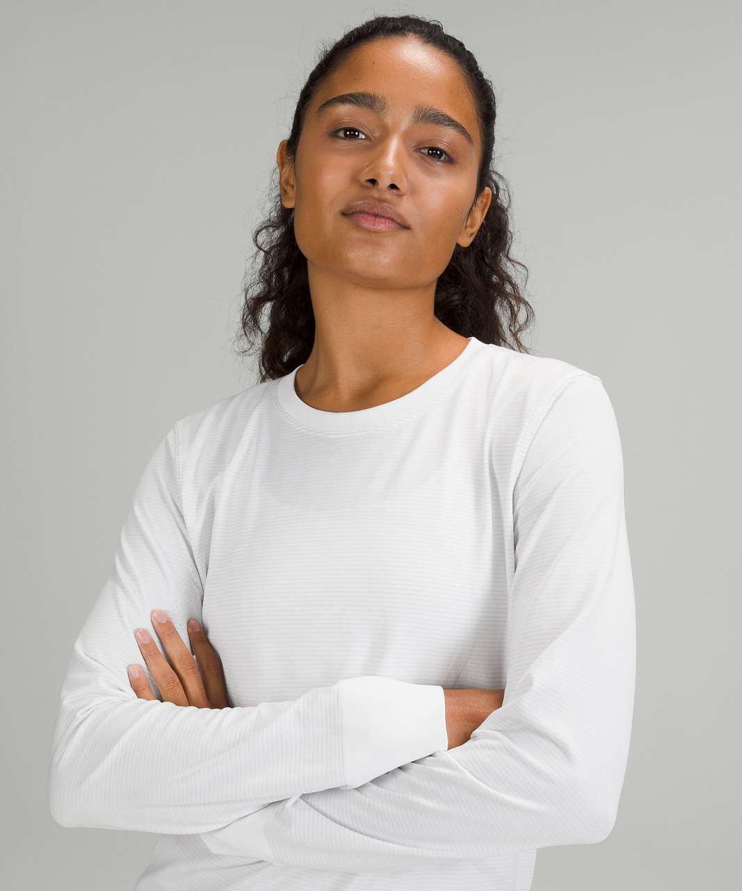 Lululemon Swiftly Breathe Long Sleeve Squad - White / White - lulu