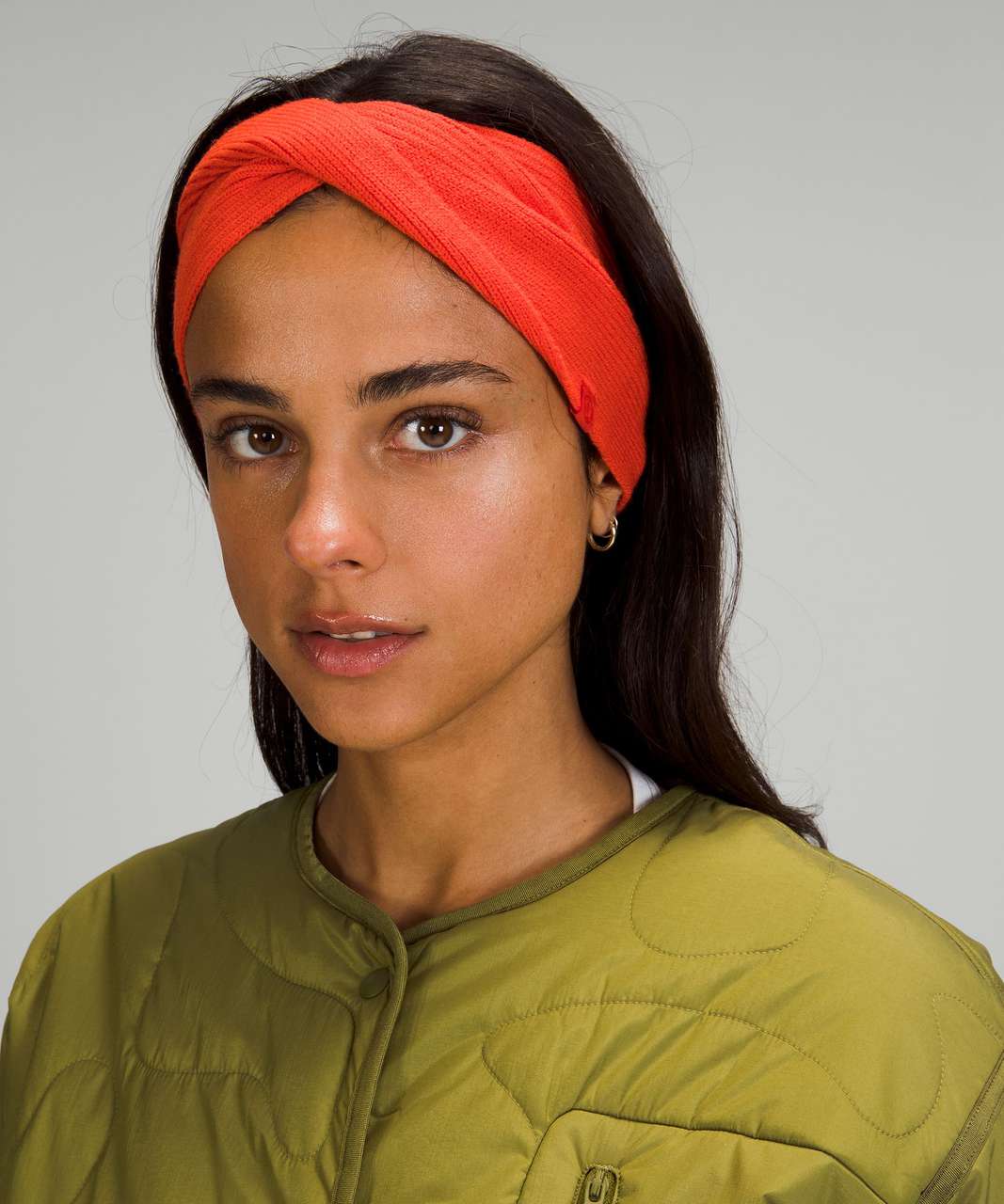 Lululemon Twist Knit Ear Warmer - Autumn Red