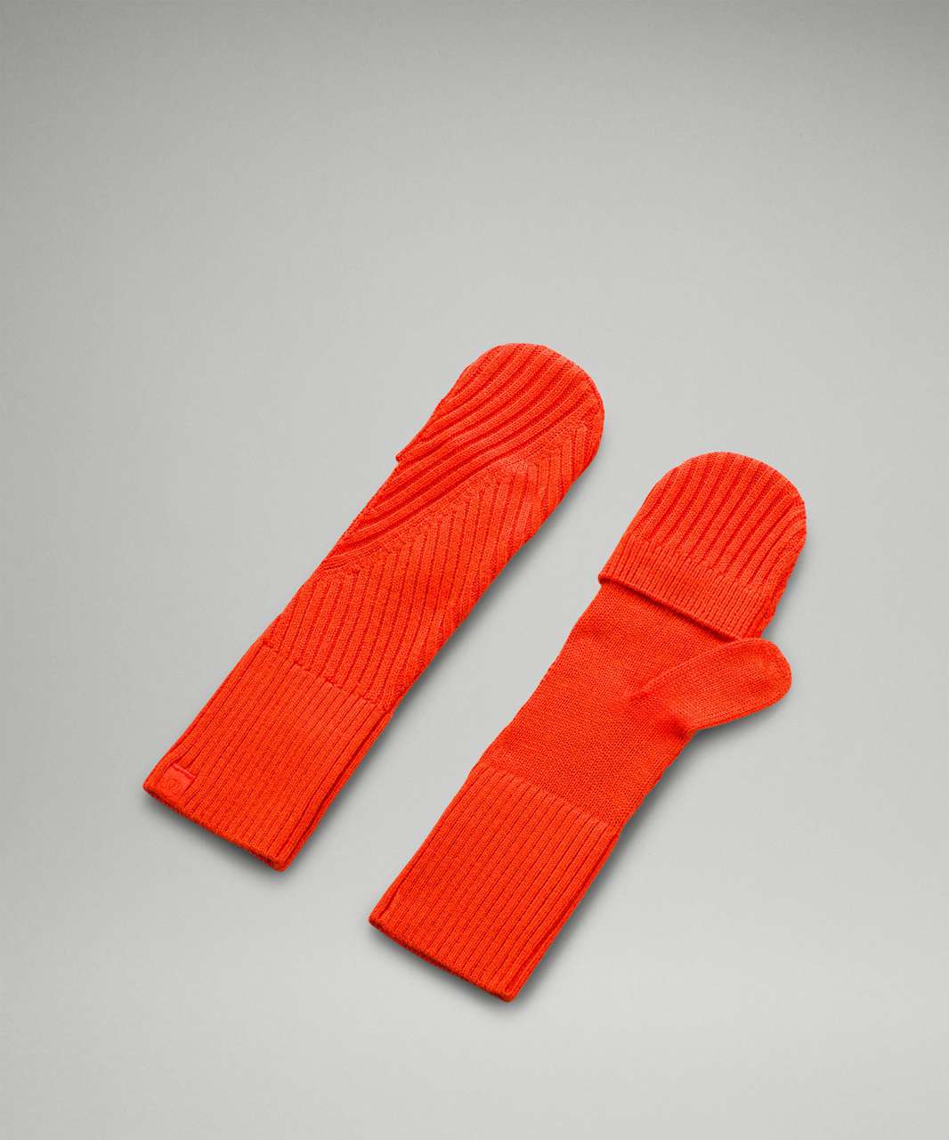 Lululemon Twist Knit Mittens - Autumn Red