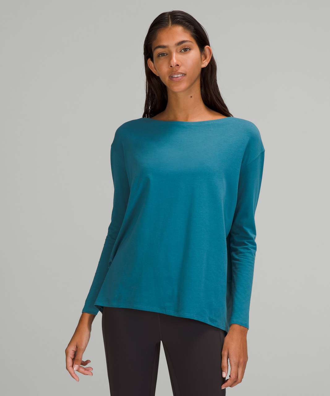 Lululemon Back In Action Long Sleeve Shirt - Capture Blue