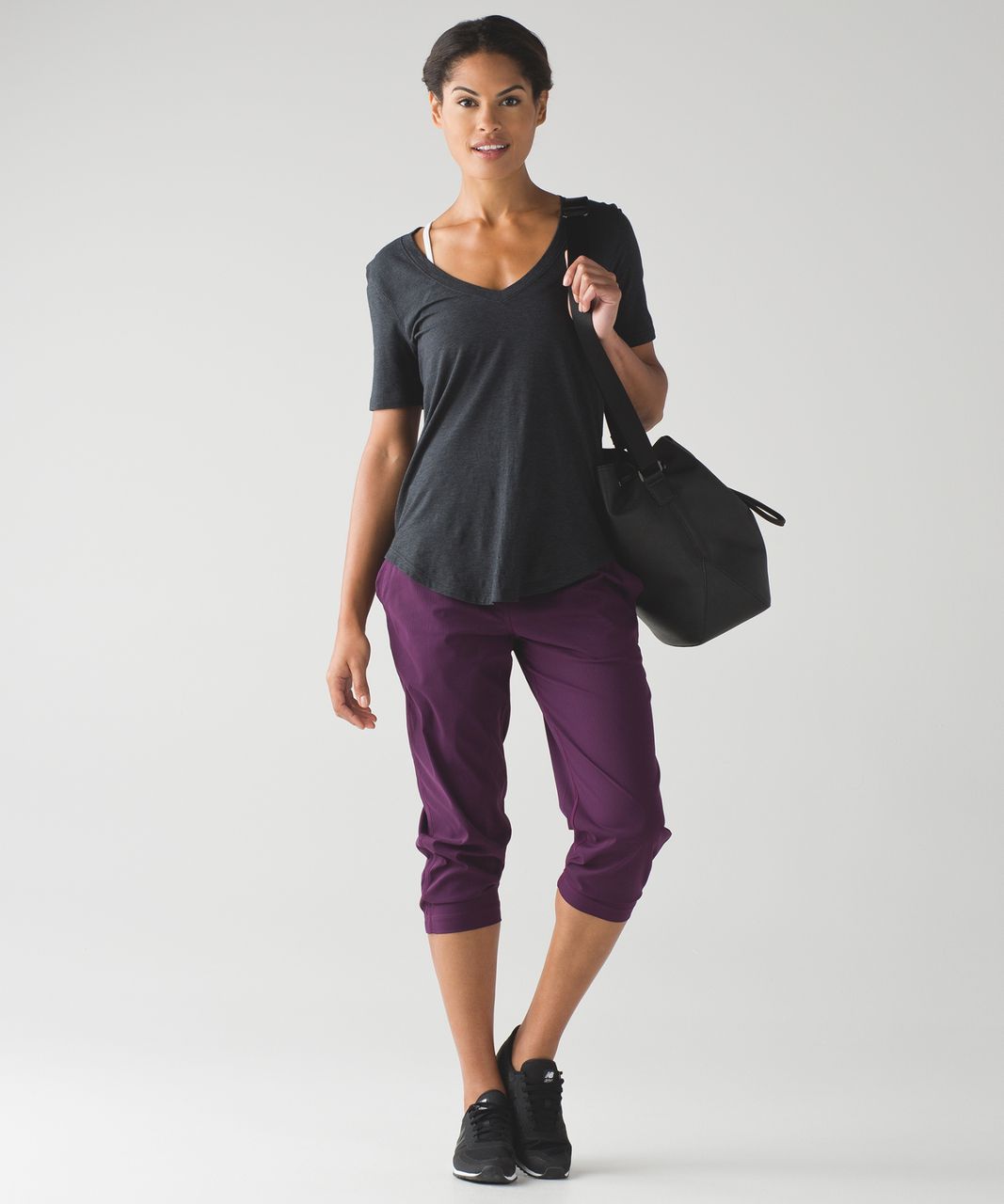 Lululemon Studio Crop II (Unlined) - Darkest Magenta