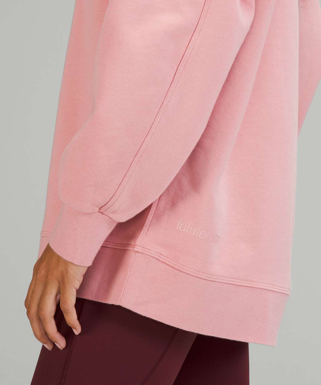 Lululemon Perfectly Oversized Crew in Pink Puff Size 6 W3DUTS - $65 - From  Julie