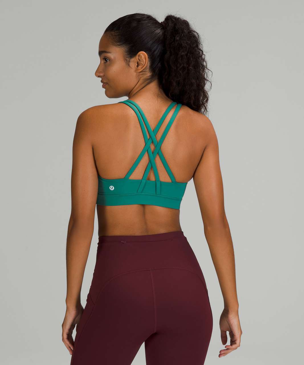 Lululemon Energy Bra *Medium Support, B–D Cups - Teal Lagoon