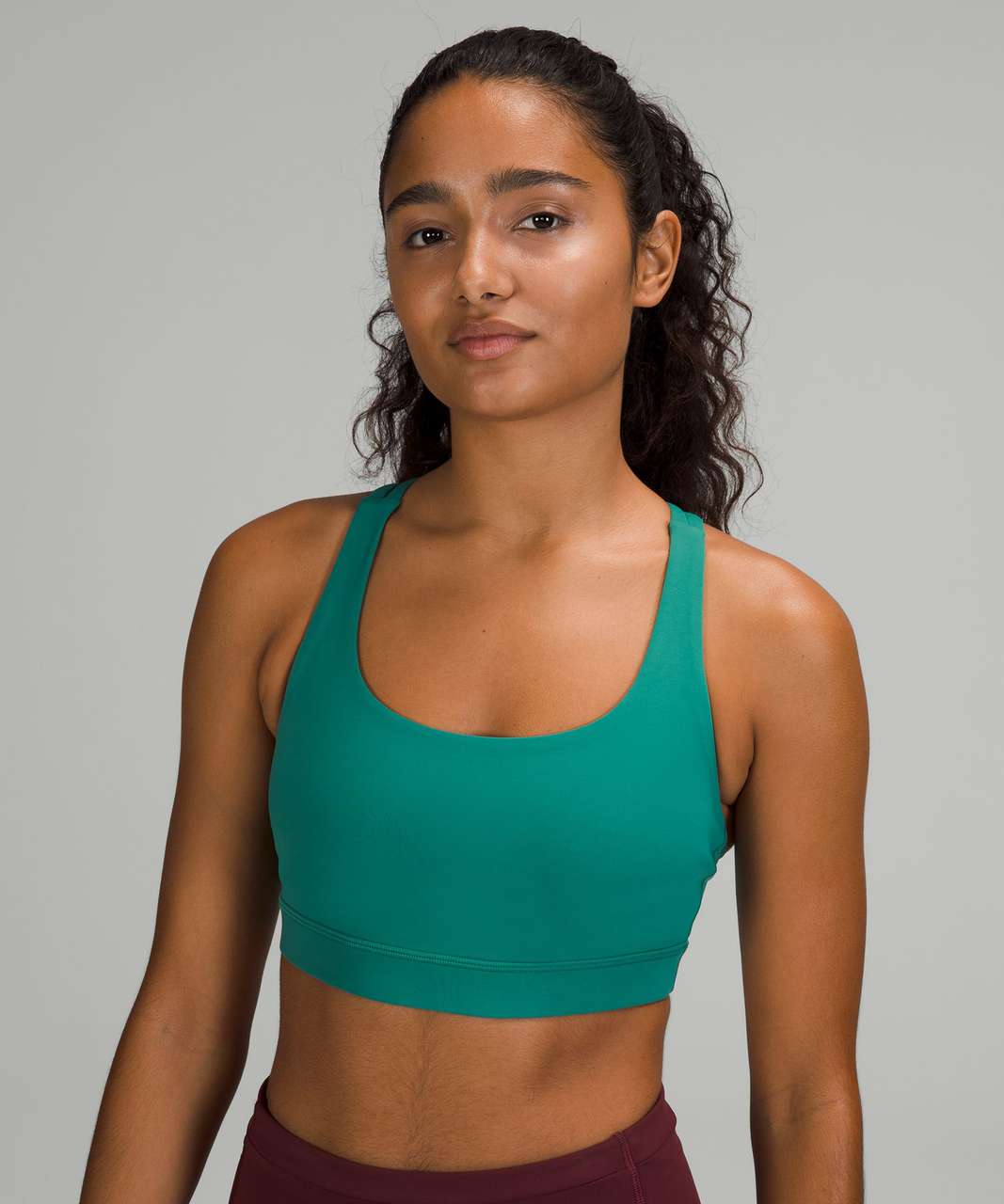 Lululemon Energy Bra - Mini Palm Lace Tofino Teal Multi / Flash Light -  lulu fanatics