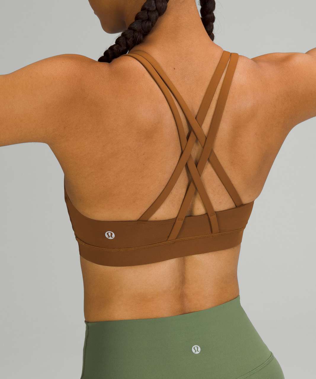 Lululemon Energy Bra *Medium Support, B–D Cups - Copper Brown