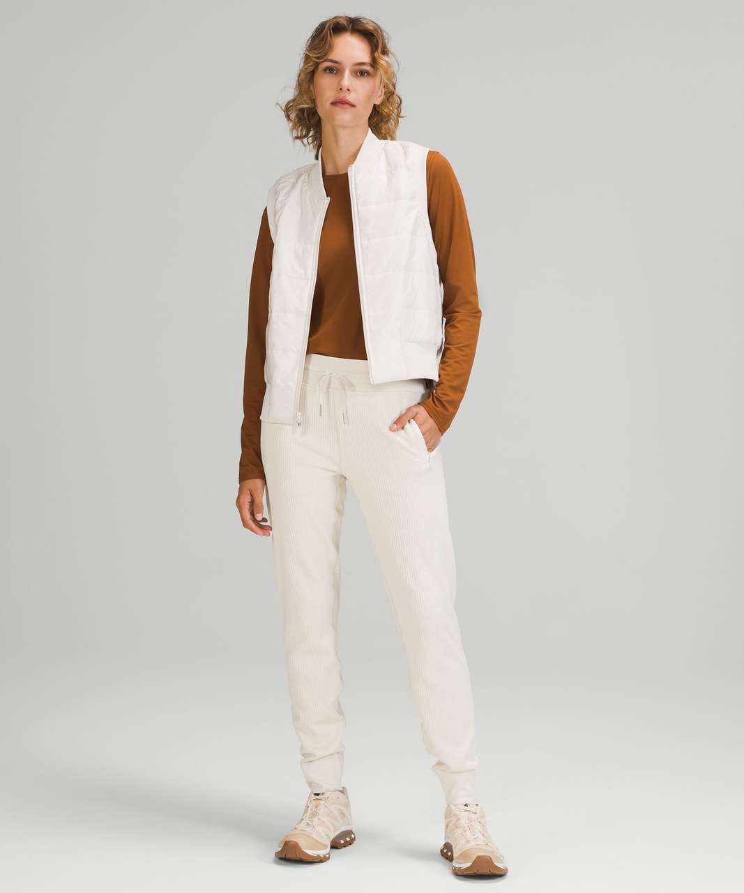 Lululemon Engineered Warmth Jogger - White Opal / White