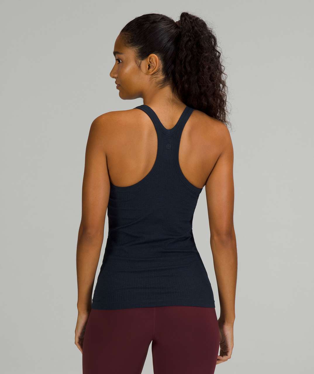 Lululemon Ebb to Street Shelf Bra Tank Top *Light Support - True Navy -  lulu fanatics