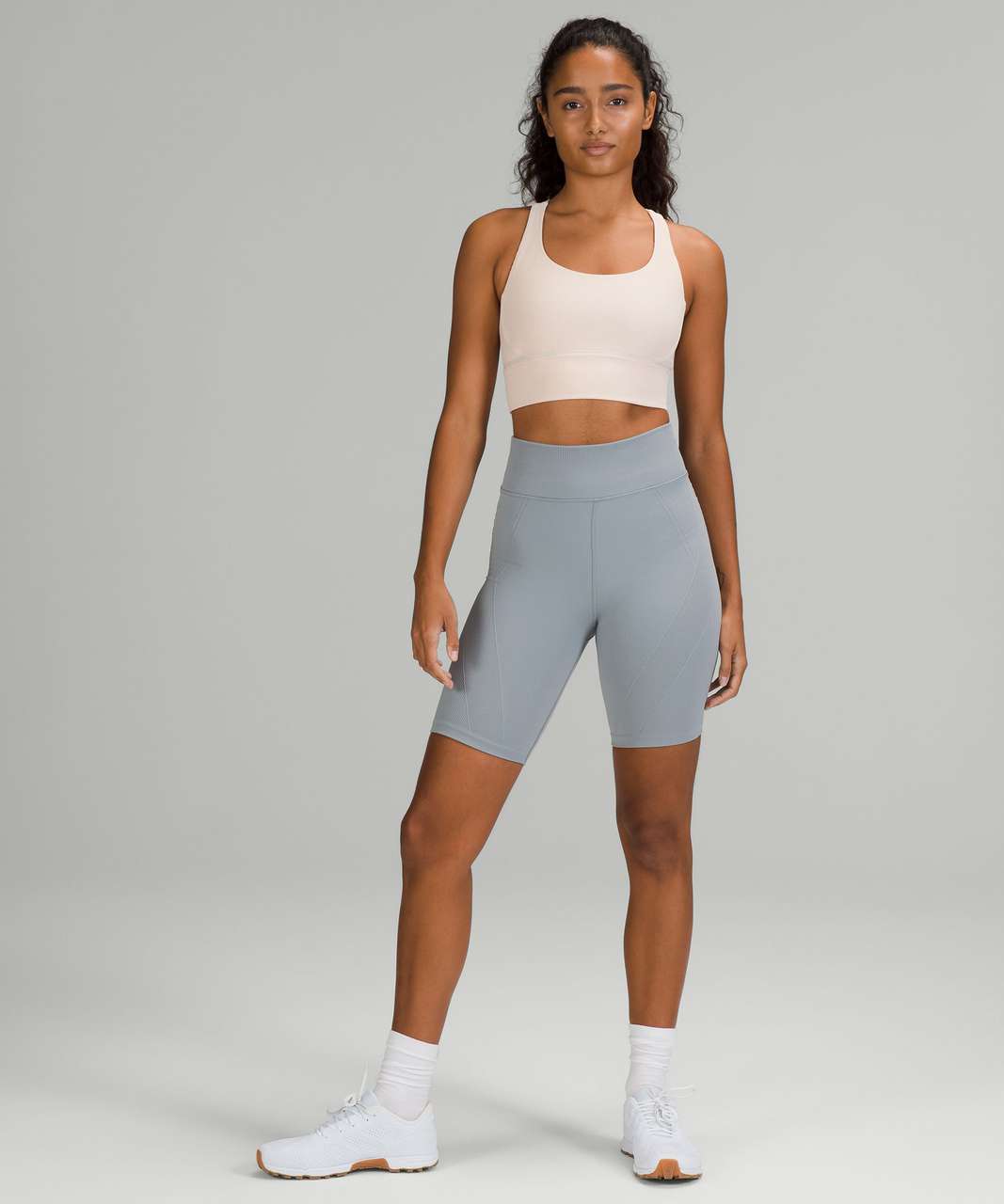 Lululemon Energy Bra Longline Ribbed *Medium Support, B–D Cups - Chantilly