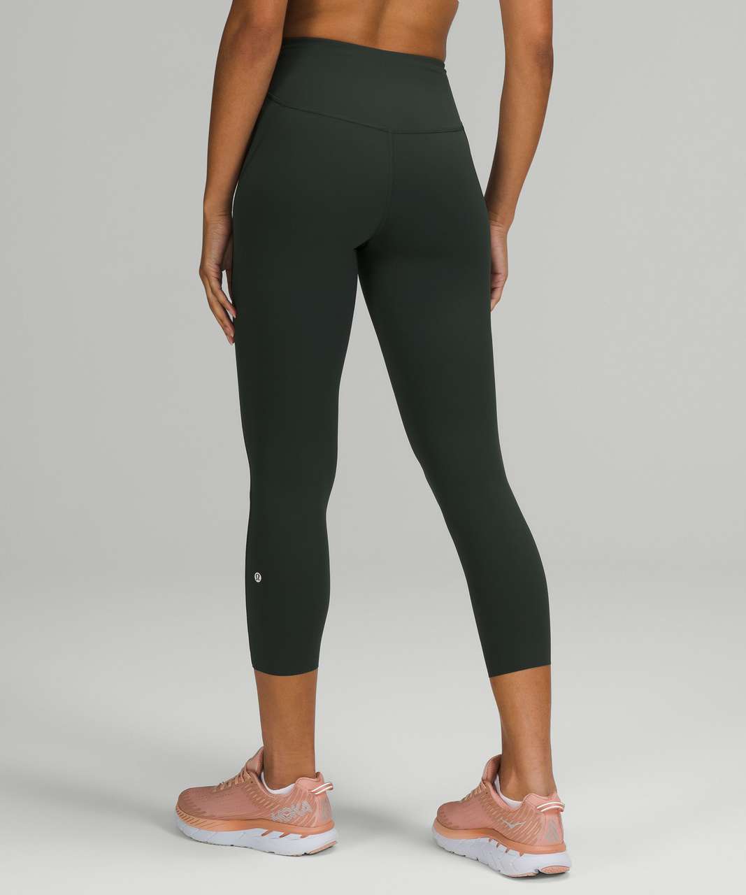 Lululemon Base Pace High-Rise Crop 23 - Rainforest Green - lulu fanatics