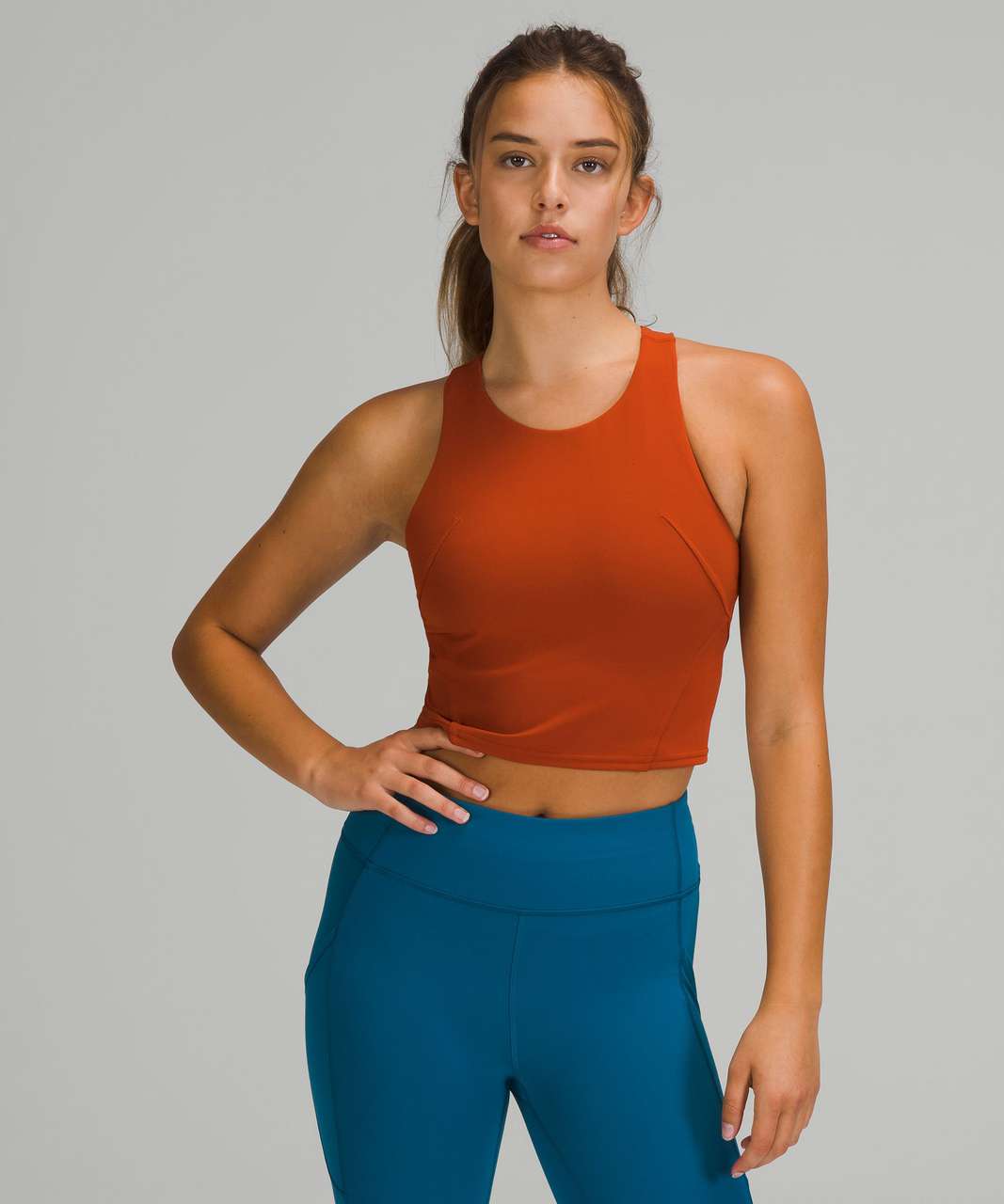 Lululemon invigorate Bra High Support B/C cups in Aztec brick size