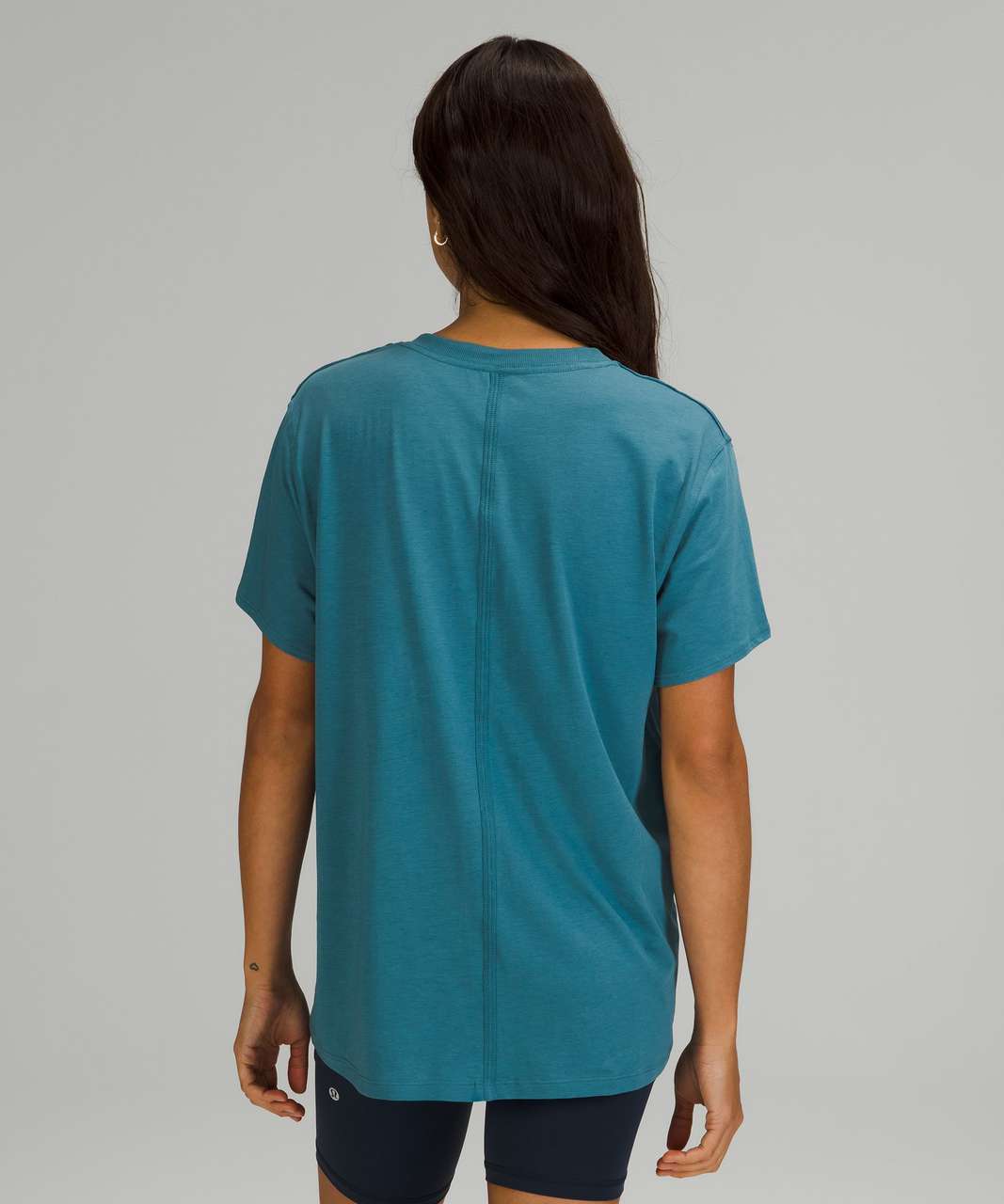 lululemon athletica, Tops, All Yours Cropped Tshirt In Sheer Blue