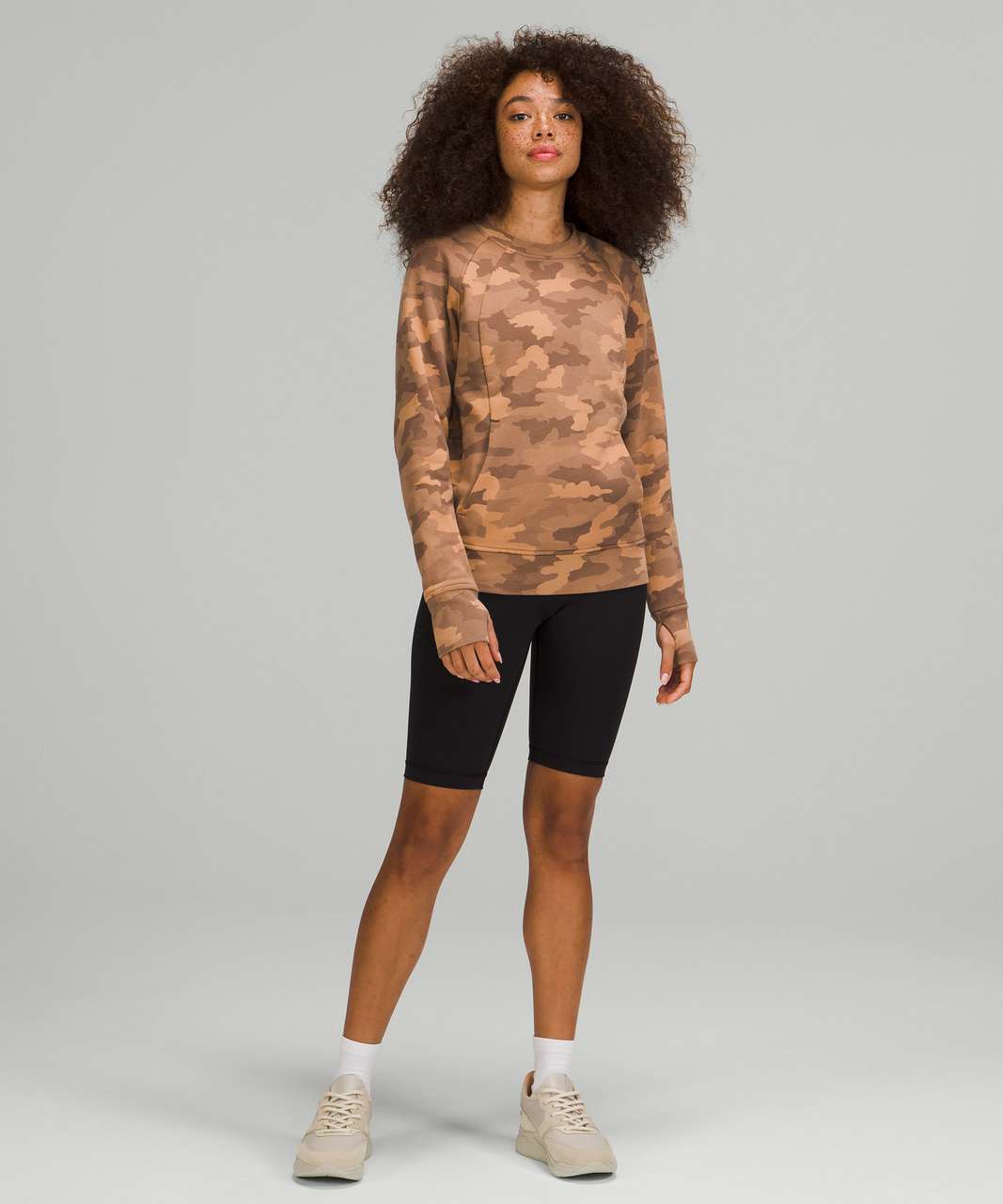 Lululemon Scuba Crew - Heritage 365 Camo Beige Multi