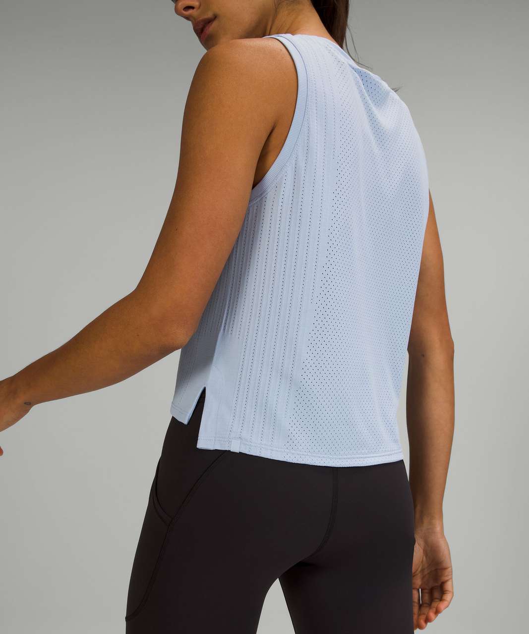 Lululemon Train to Be Tank Top - Blue Linen / Blue Linen