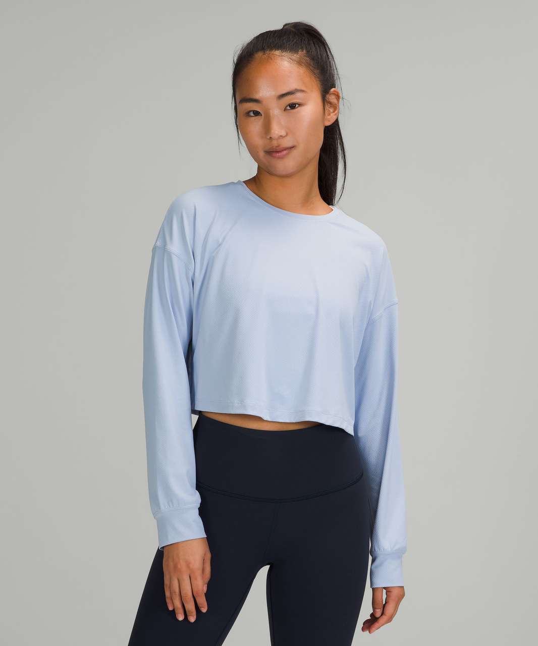 Lululemon Muscle Love Long Sleeve Shirt - Blue Linen