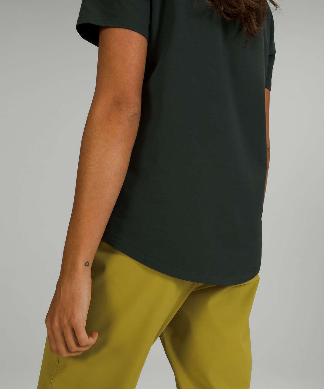Lululemon Love Tee Short Sleeve V-Neck T-Shirt - Rainforest Green