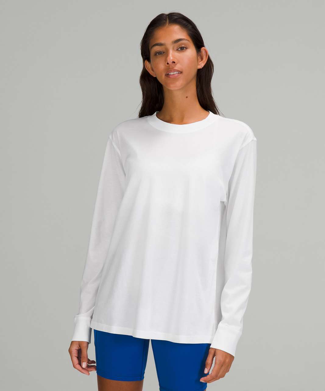 Lululemon All Yours Long Sleeve - White - lulu fanatics