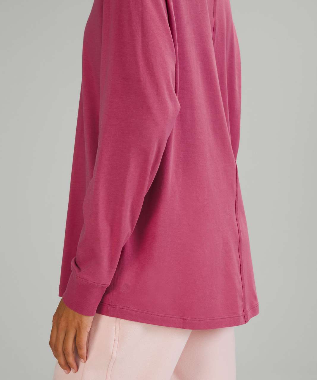 Lululemon All Yours Long Sleeve Shirt In Pink Lychee