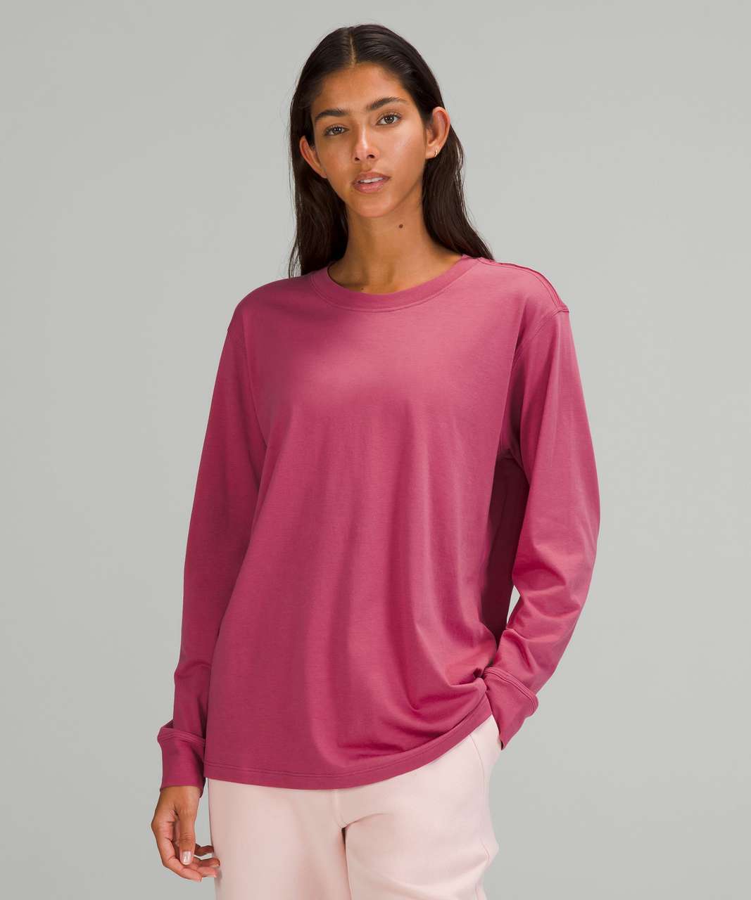 Lululemon All Yours Long Sleeve - Pink Lychee