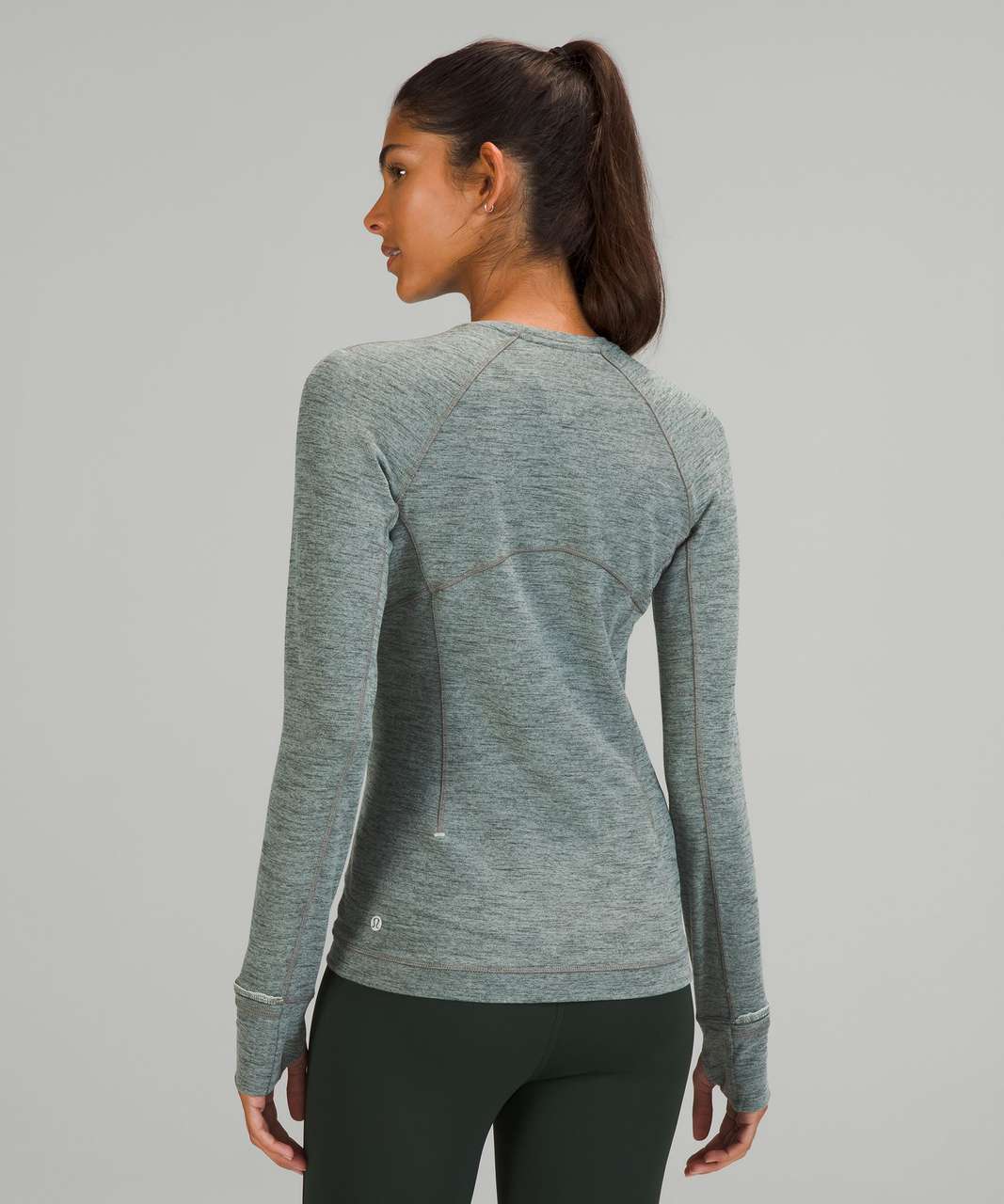 Lululemon Its Rulu Run Long Sleeve Shirt - Tri Colour Rulu Delicate Mint White Opal