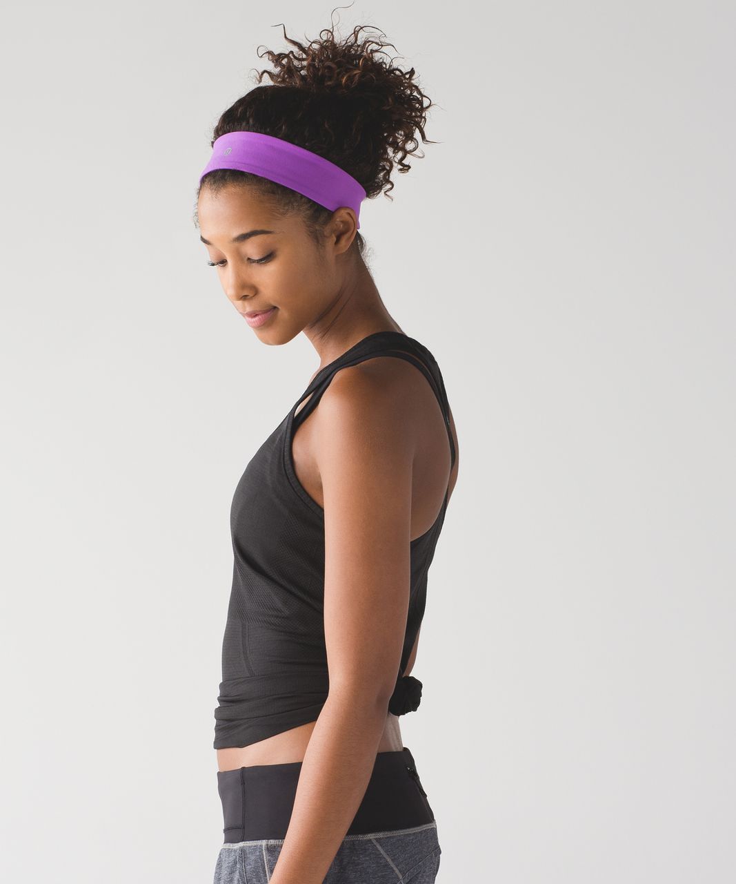 Lululemon Fly Away Tamer Headband II - Moonlit Magenta