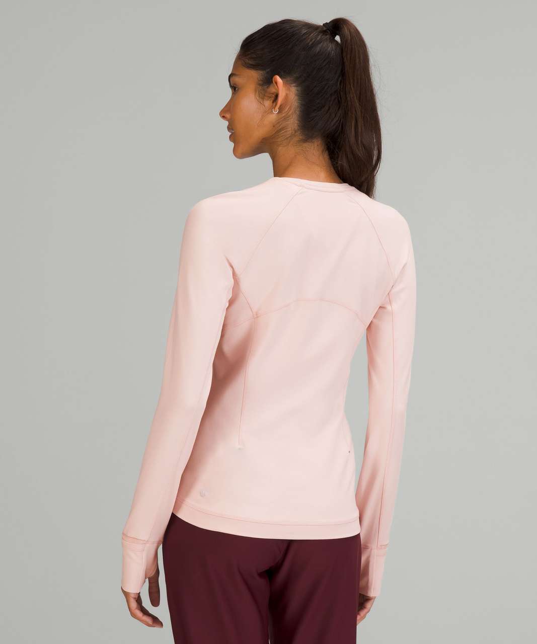 Lululemon Its Rulu Run Long Sleeve Shirt - Pink Taupe - lulu fanatics