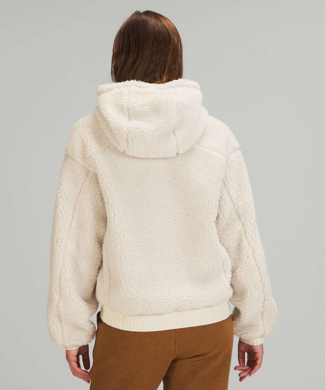 Lululemon Reversible Fleece Jacket - White Opal - lulu fanatics