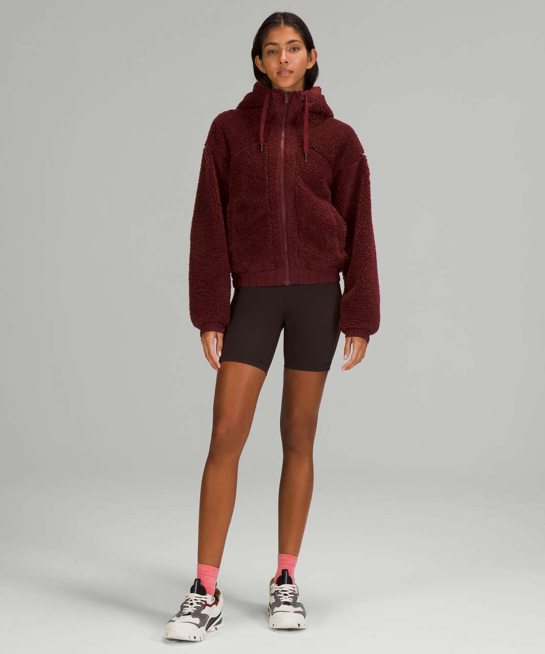 Lululemon Reversible Fleece Jacket - Red Merlot