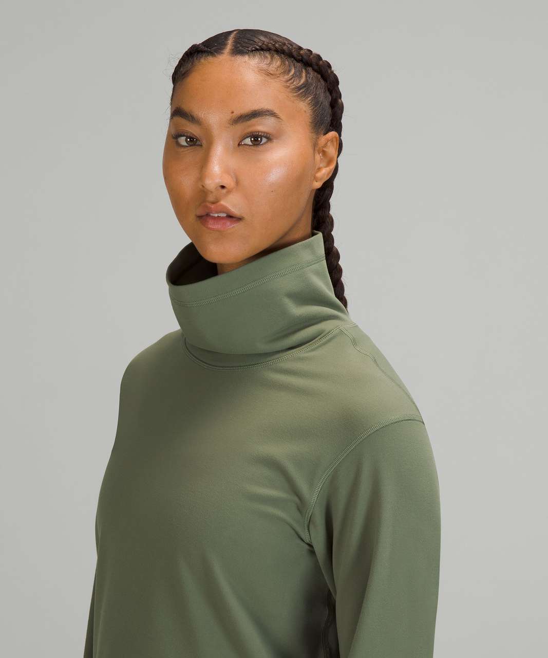 Lululemon Ready to Rulu Pullover - Green Twill