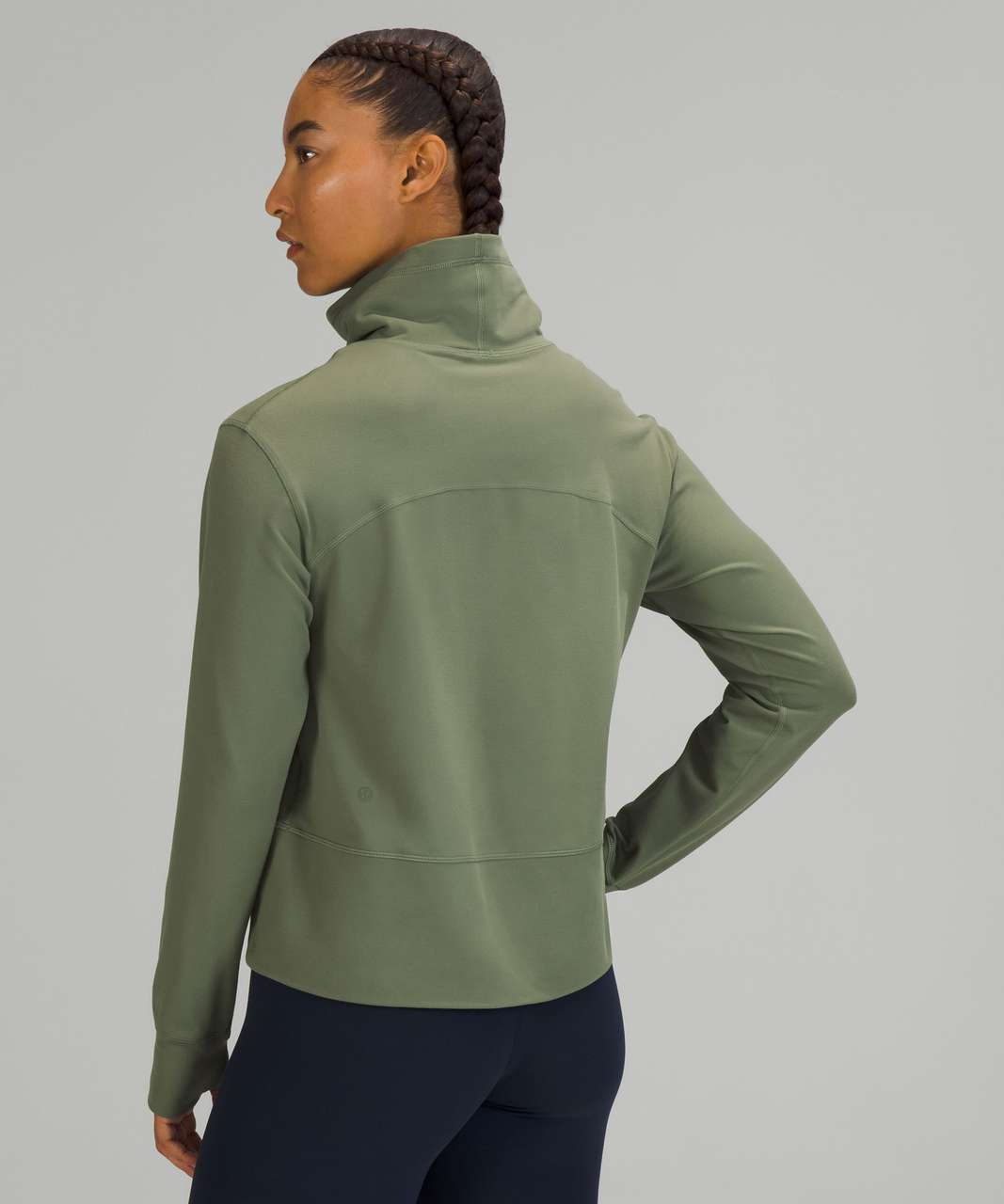 Lululemon Twist Back-to-front Pullover Green Fern Size 4 LW3ER5S for sale  online