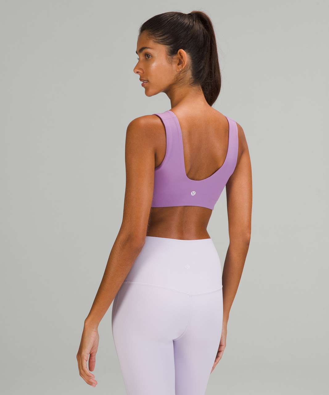 Lululemon Nulu Cross-Front Yoga Bra *Light Support, B/C Cups - Wisteria  Purple - lulu fanatics